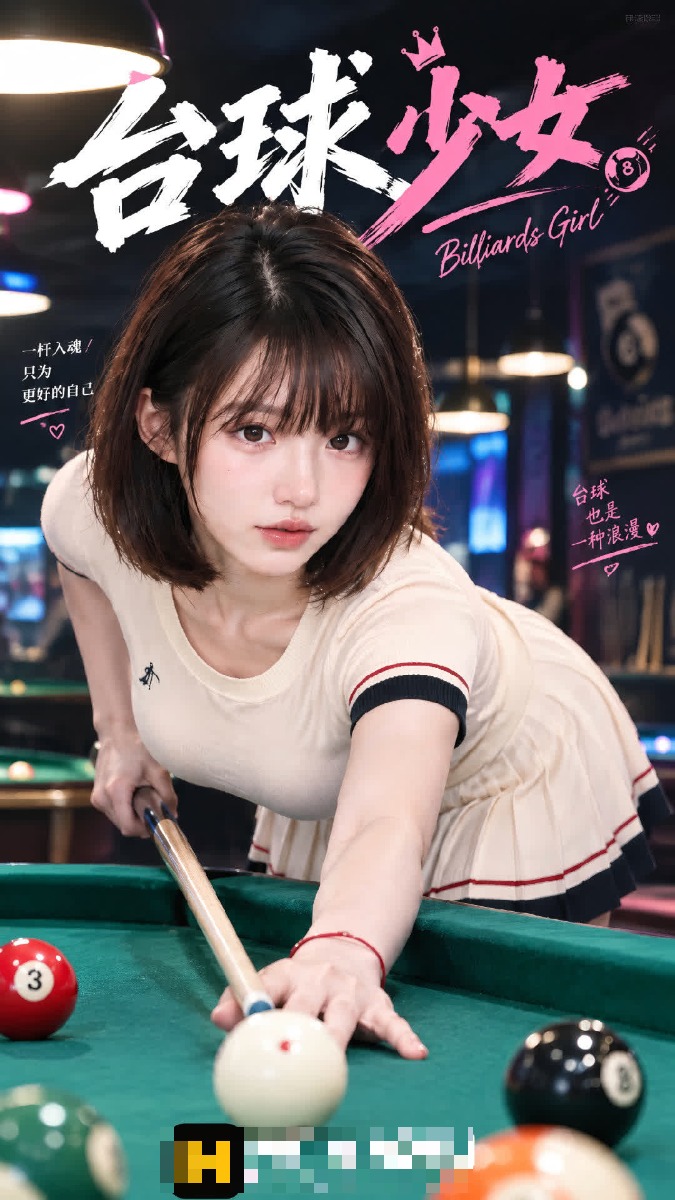 《台球少女》